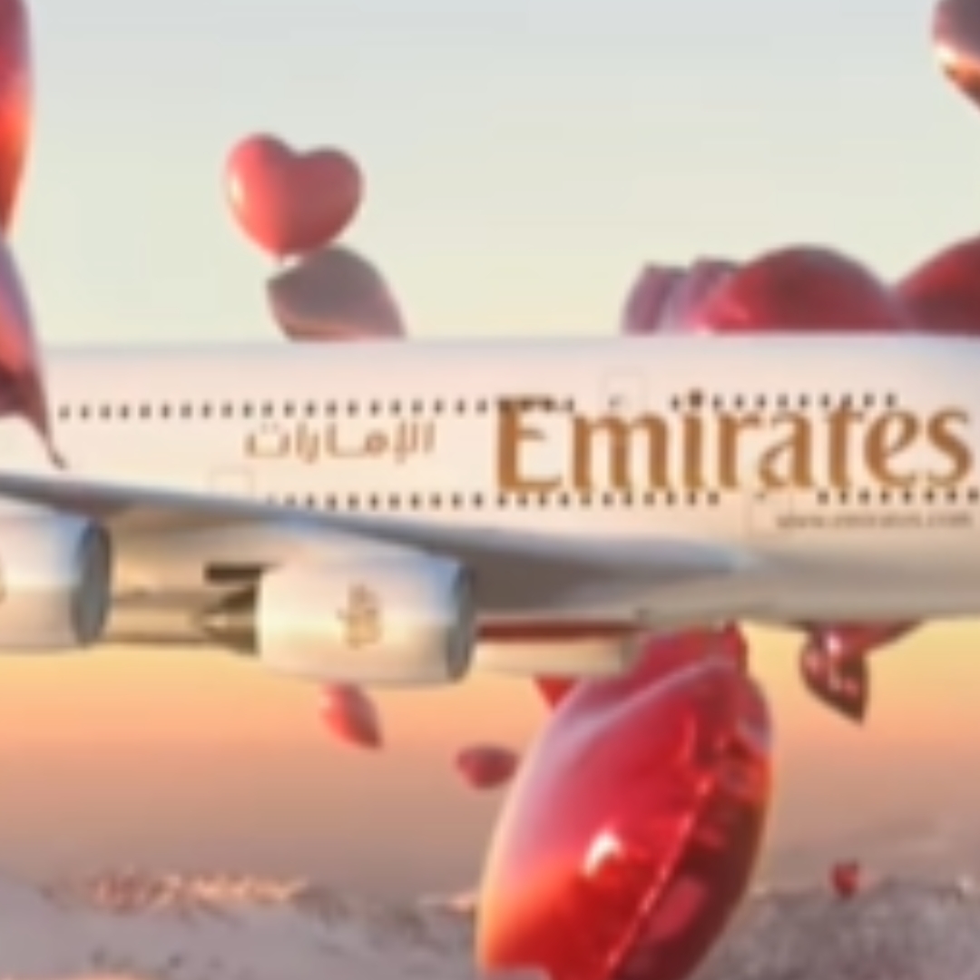 Emirates releases new video in celebration of Valentine's Day