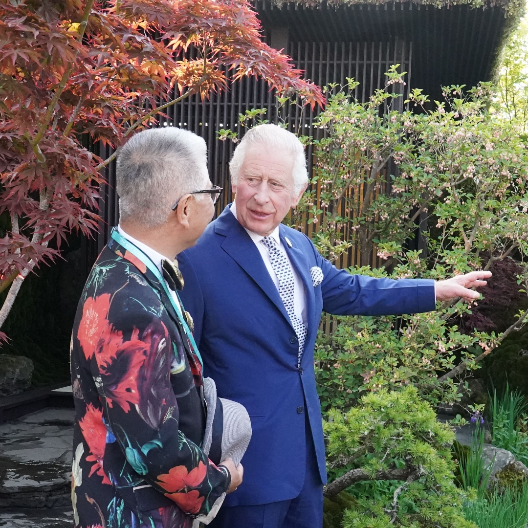 UK's King Charles III visits the Chelsea Flower Show