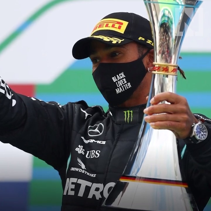 Lewis Hamilton wins his 91st F1 race to match Schumacher's record