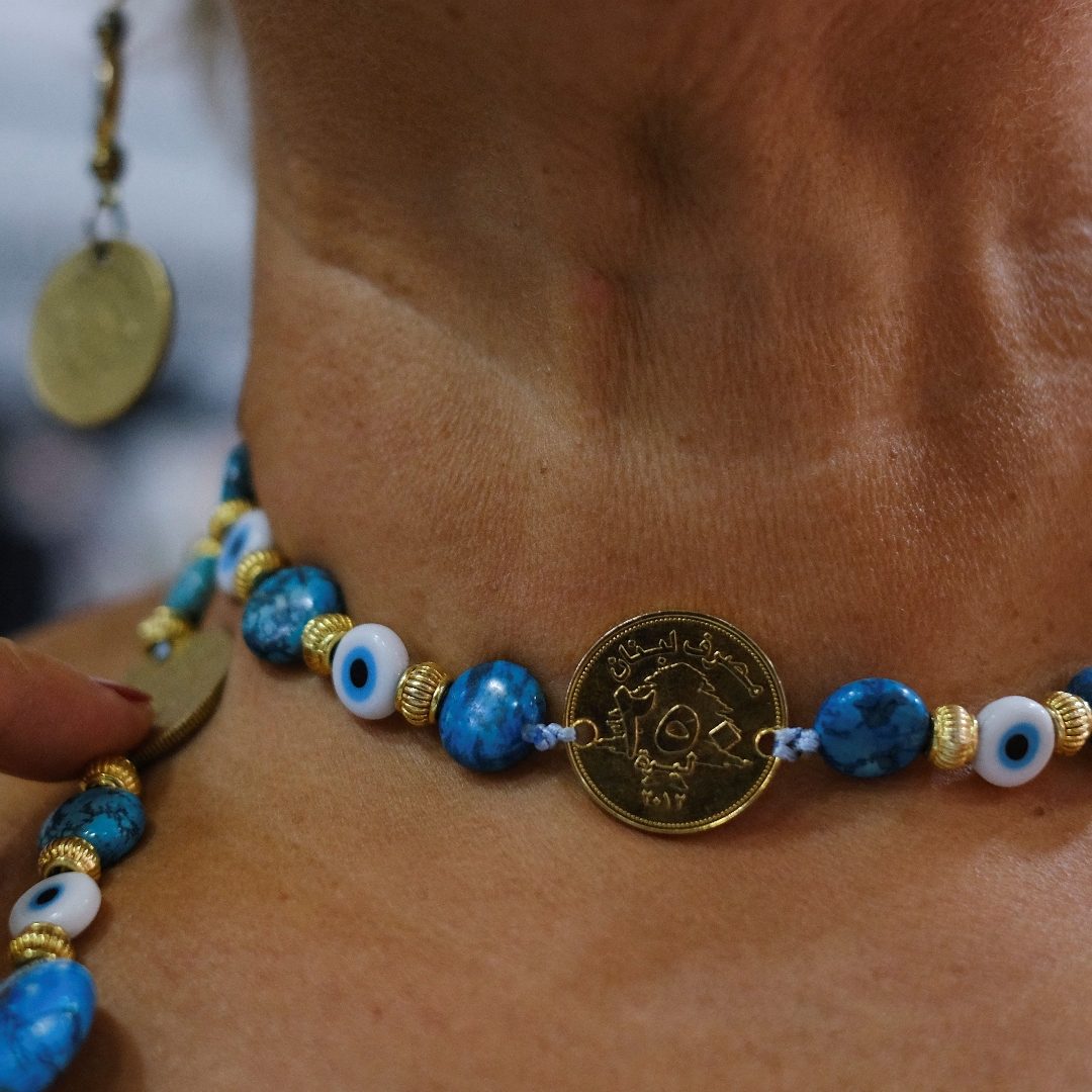Lebanese coins now used to make fashion accessories