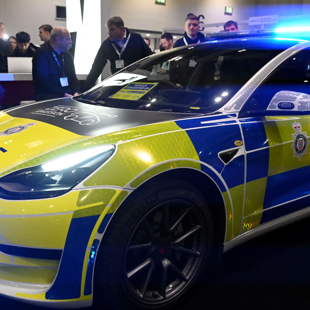 Tech enthusiasts attended the Electric Vehicle Show in London