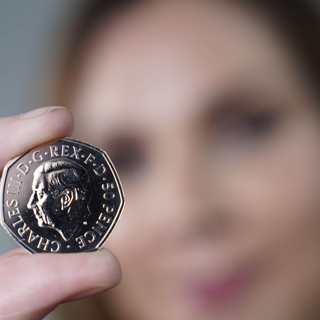 UK's new 50p coin features King Charles III